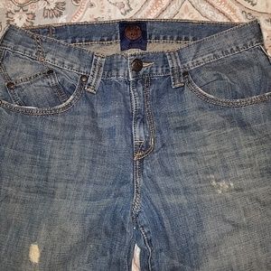 Men's Rock & Republic corrosion jeans.